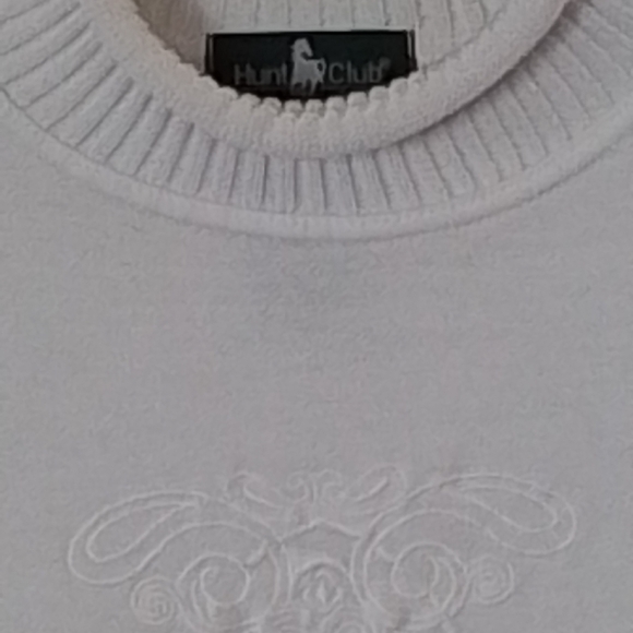WOMENS HUNT CLUB WHITE EMBROIDERED - Picture 5 of 10